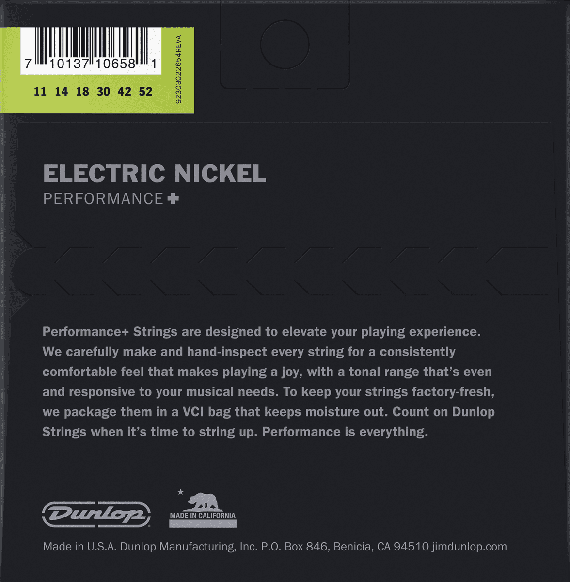 NICKEL PLATED STEEL ELECTRIC STRINGS NICKEL PLATED STEEL 11-52 SET