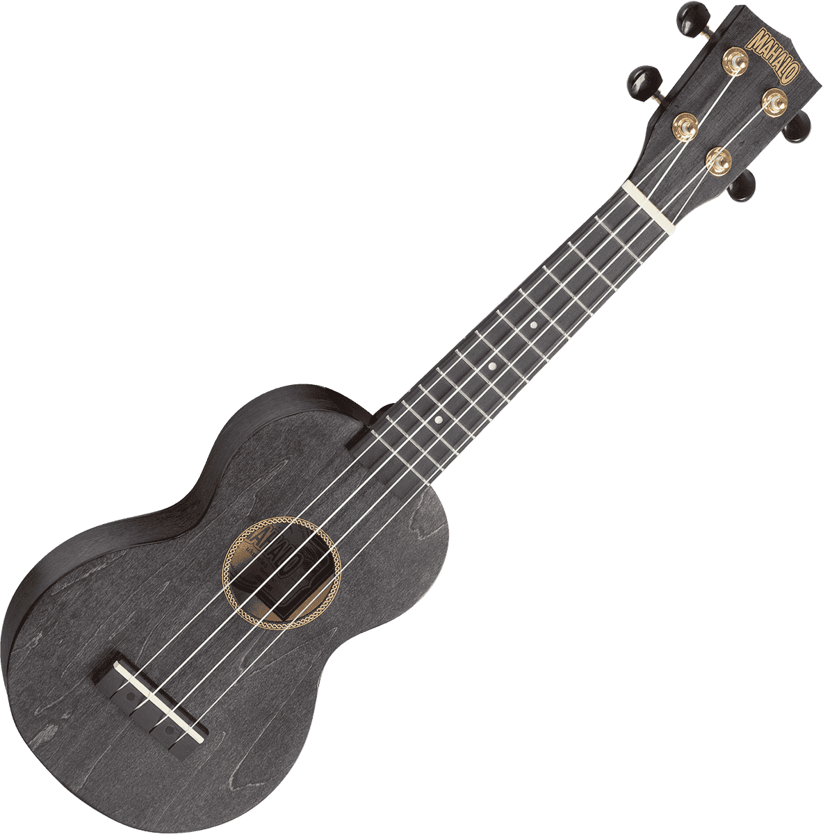 Ukulele Soprano Slim Nero Satinato + Custodia