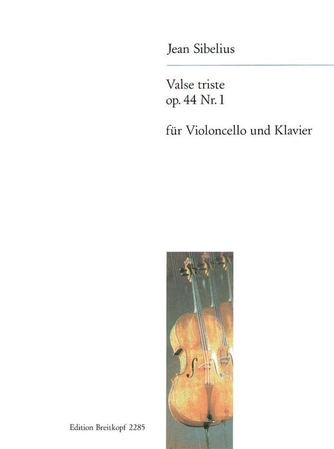 Sibelius J. - Valse Triste da Op. 44 - Violoncello e pianoforte