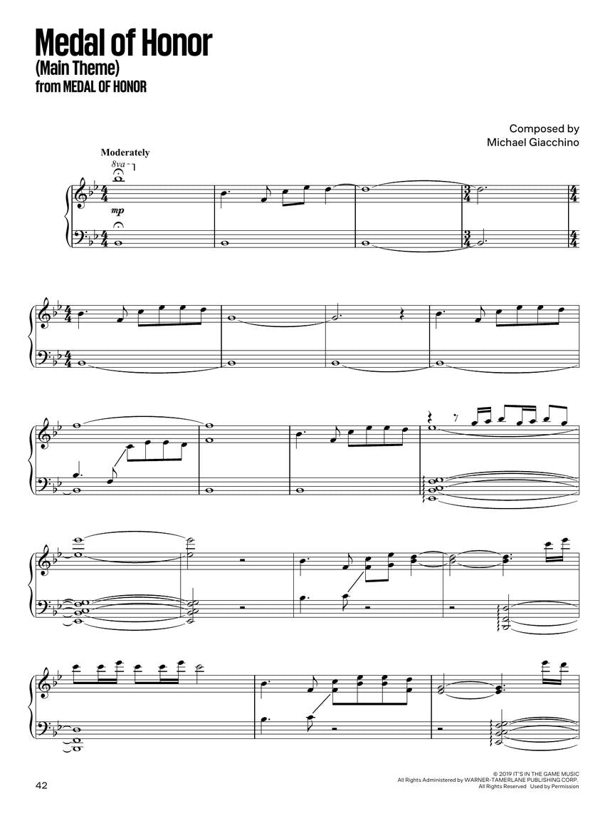POPULAR VIDEO GAMES THEMES FOR PIANO SOLO