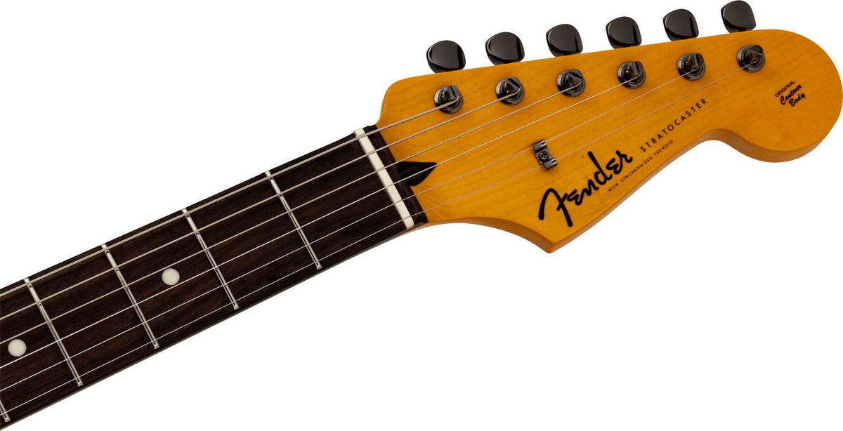 Stratocaster SSS HYBRID II MIJ RW Aero Blue opaco