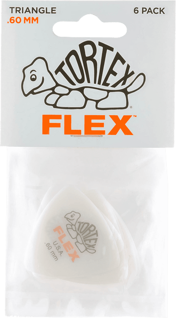 6 x 0,60mm Tortex Flex Triangle