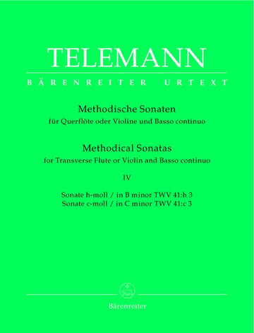 Telemann G.P. - 12 Methodische Sonaten Vol.4 - Flute Ou Violon Basse Continue