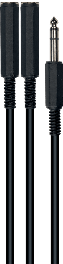 2 Jack Femmina Mono verso 1 Jack Maschio Stereo