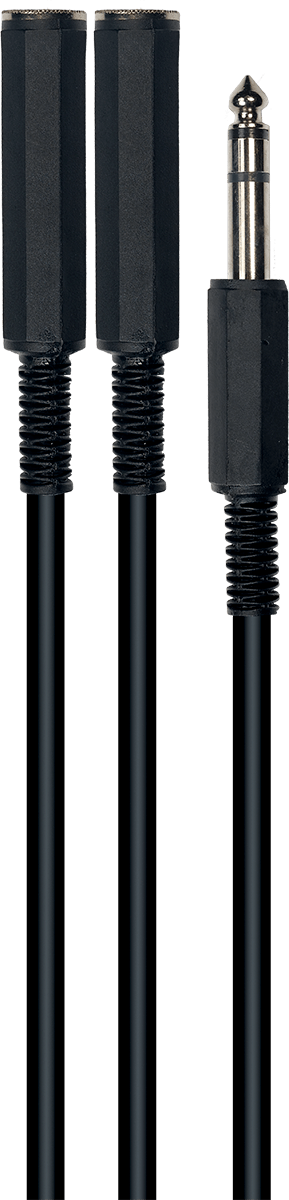 2 Jack Femmina Mono verso 1 Jack Maschio Stereo