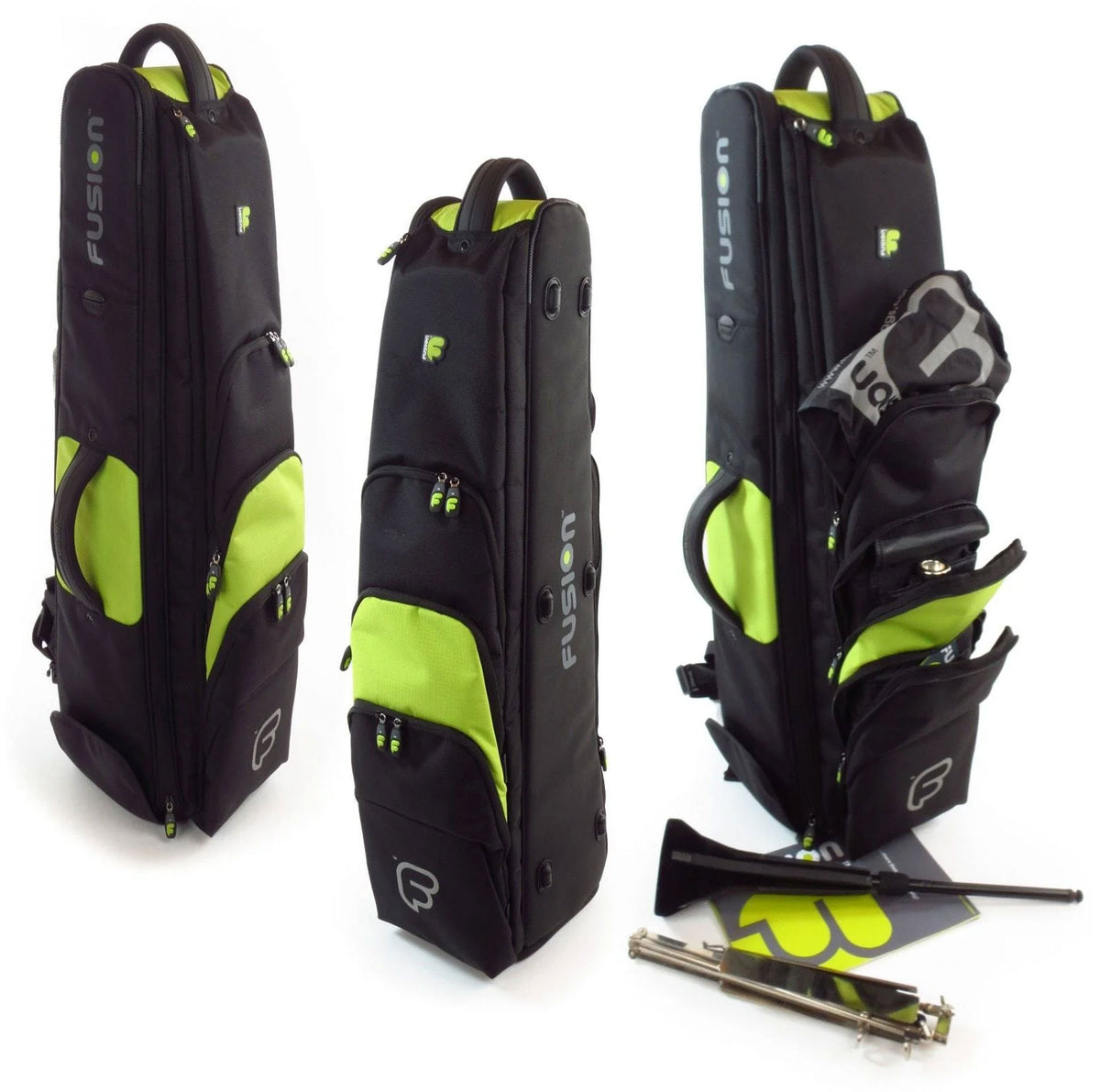 Premium Jazz Black/Green Trombone Case