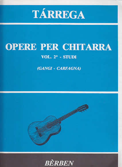 Tarrega Francisco - Opere per chitarra Vol.2 Studi - chitarra