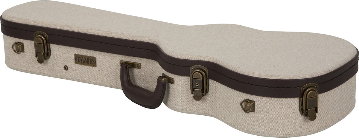 Custodia Ukulele Tenore Beige in Legno Deluxe - GW