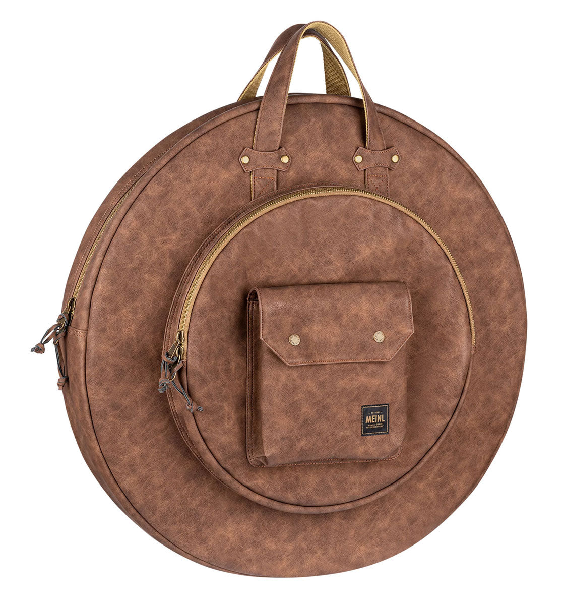 Meinl CYMBAL BAG 22 SIM CUIR BEIGE