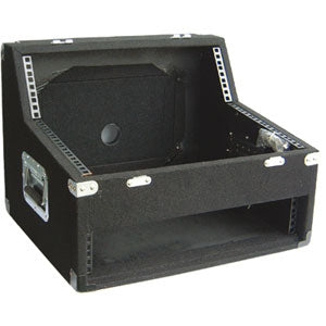 Flight case rivestito in moquette 6u+3u