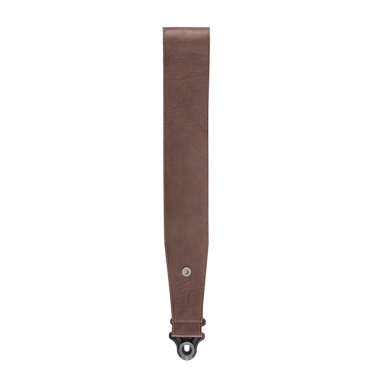 COMFORT LEATHER AUTO LOCK GUITAR STRAP BROWN