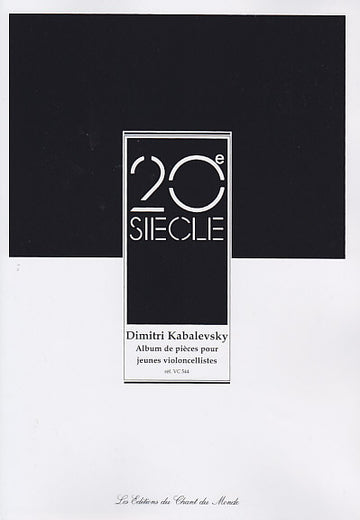 Kabalevsky Dimitri - Album De Pieces Pour Jeunes Violoncellistes