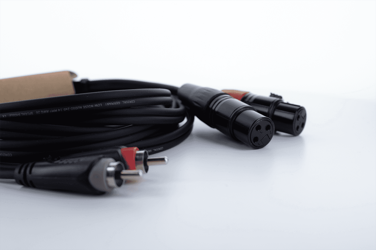 Cavo Audio Doppio XLR Femmina / RCA 3 M