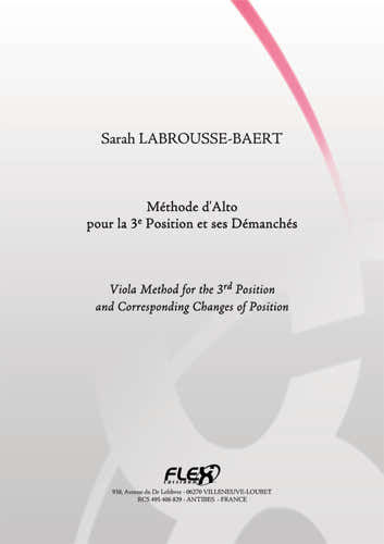 LABROUSSE-baert S. - Methode D'alto Pour La 3e Position et Ses Demanches - Alto Solo
