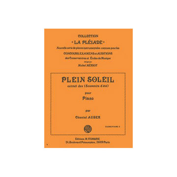 Auber - Plein Soleil - Piano