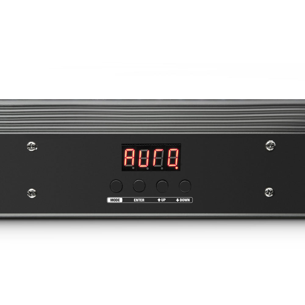 TRIBAR 200 IR - BARRA LED TRICOLORE (RGB) 12 X 3 W BLACK BOX CON TELECOMANDO A INFRAROSSI