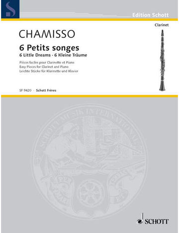 Mayran De Chamisso - 6 Petits Songes - Clarinette et Piano
