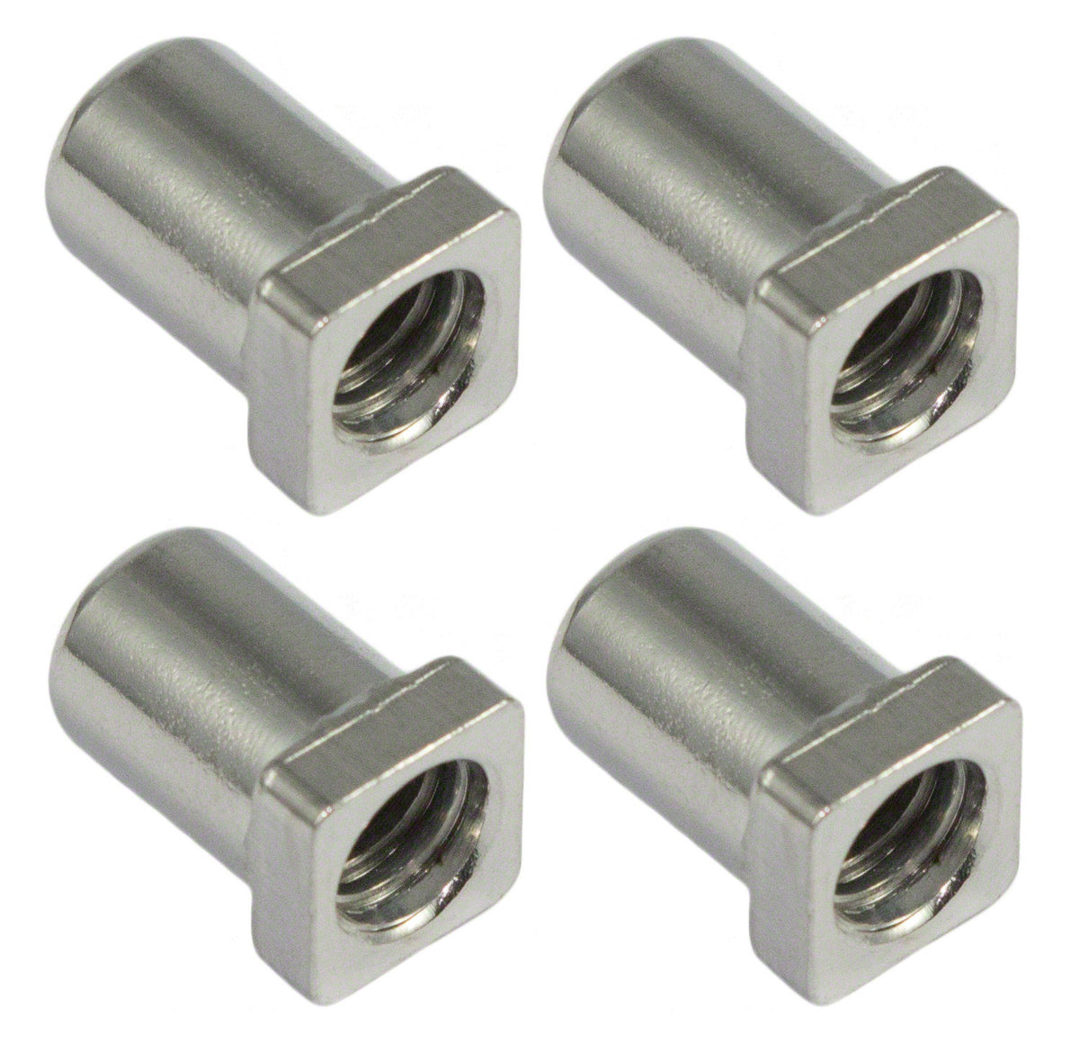 SN-SQ-12B - Camino 12mm Testa Quadrata - Ottone (X4)