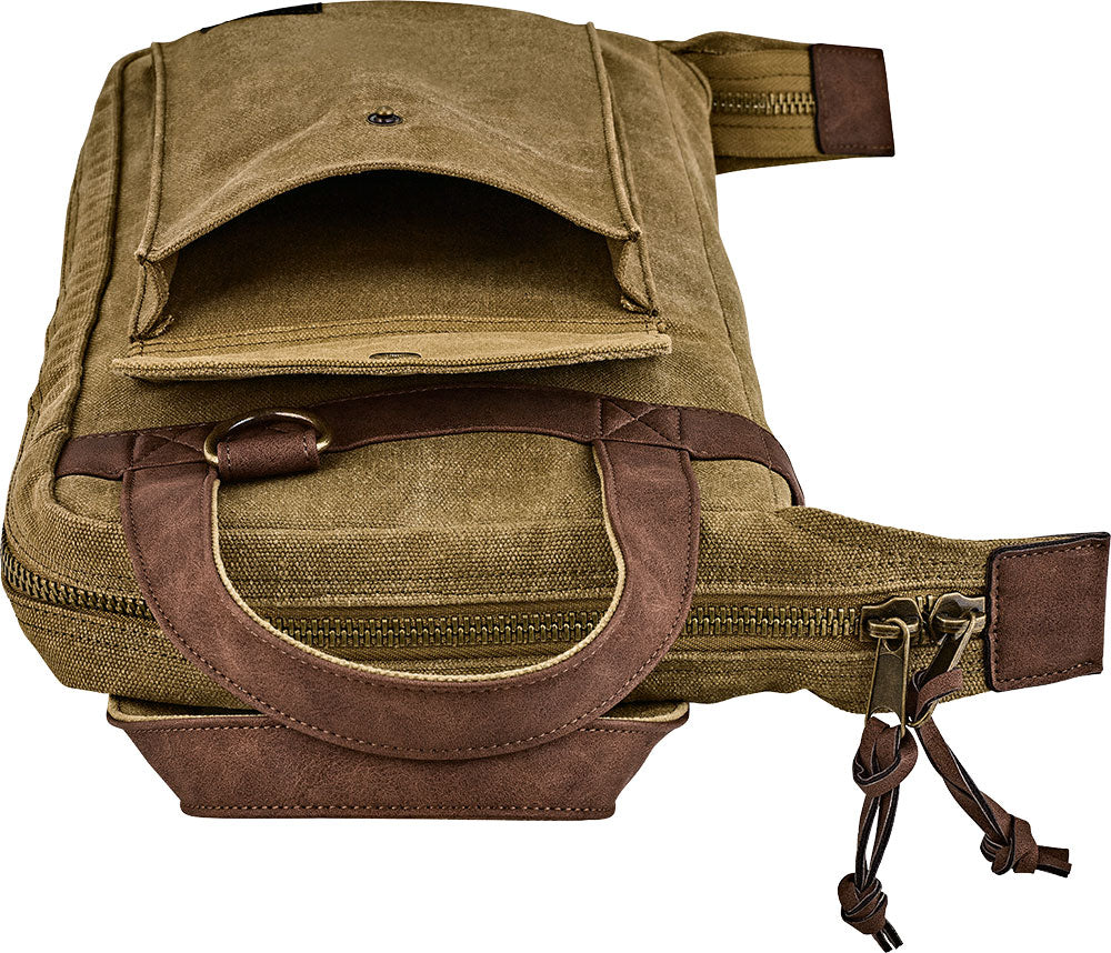 CANVAS COLLECTION STICK BAG VINTAGE KHAKI MWSKH