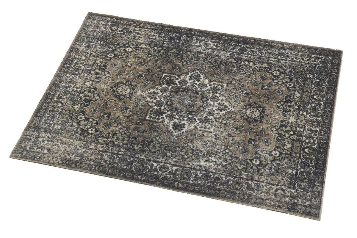 VPA-GRN Tappeto Vintage Persian Club Series 80 X 60CM Antiscivolo Verde