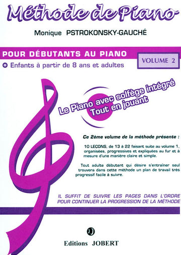PSTROKONSKY-gauche - Méthode De Piano Vol.2 - Piano