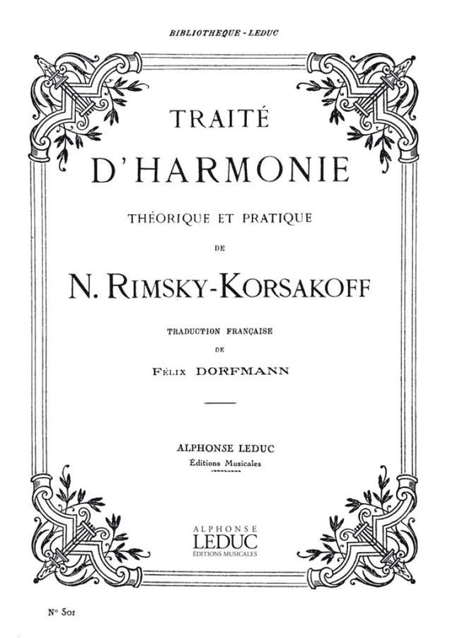 RIMSKY-korsakov N. - TRATTATO DI ARMONIA TEORICA E PRATICA
