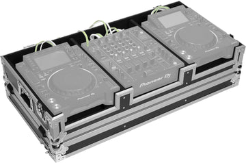 Flight Console DJ CDJ-2000NXS2 / DJM-900 Argento