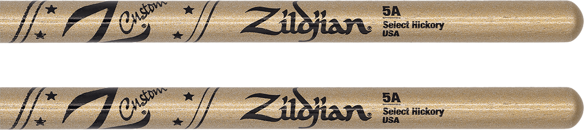 DRUMSTICKS Z-CUSTOM 5A GOLD CHROMA