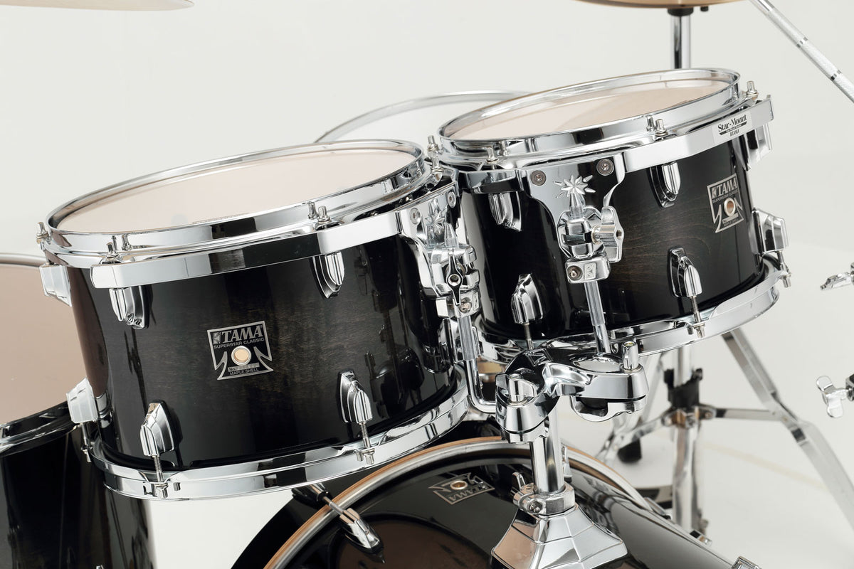 CL50RS-TPB - SUPERSTAR CLASSIC MAPLE 20/10/12/14/14X5 TRANSPARENT BLACK BURST