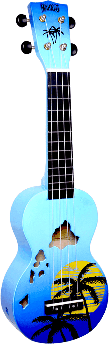 Soprano Finitura Isole Hawaii Blu Brillante