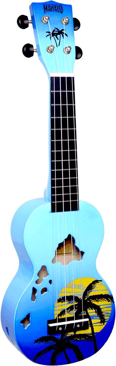 Soprano Finitura Isole Hawaii Blu Brillante
