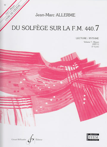 Allerme JEAN-marc - Solfeggio sulla FM440.7 Lettura / Ritmo (allievo)