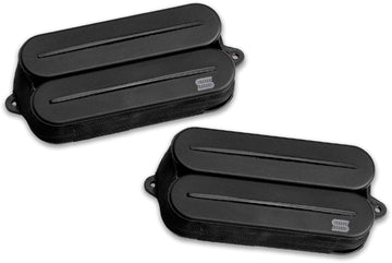 Humbucker Black Jupiter Rails, Signature Wes Hauch, Kit, Nero