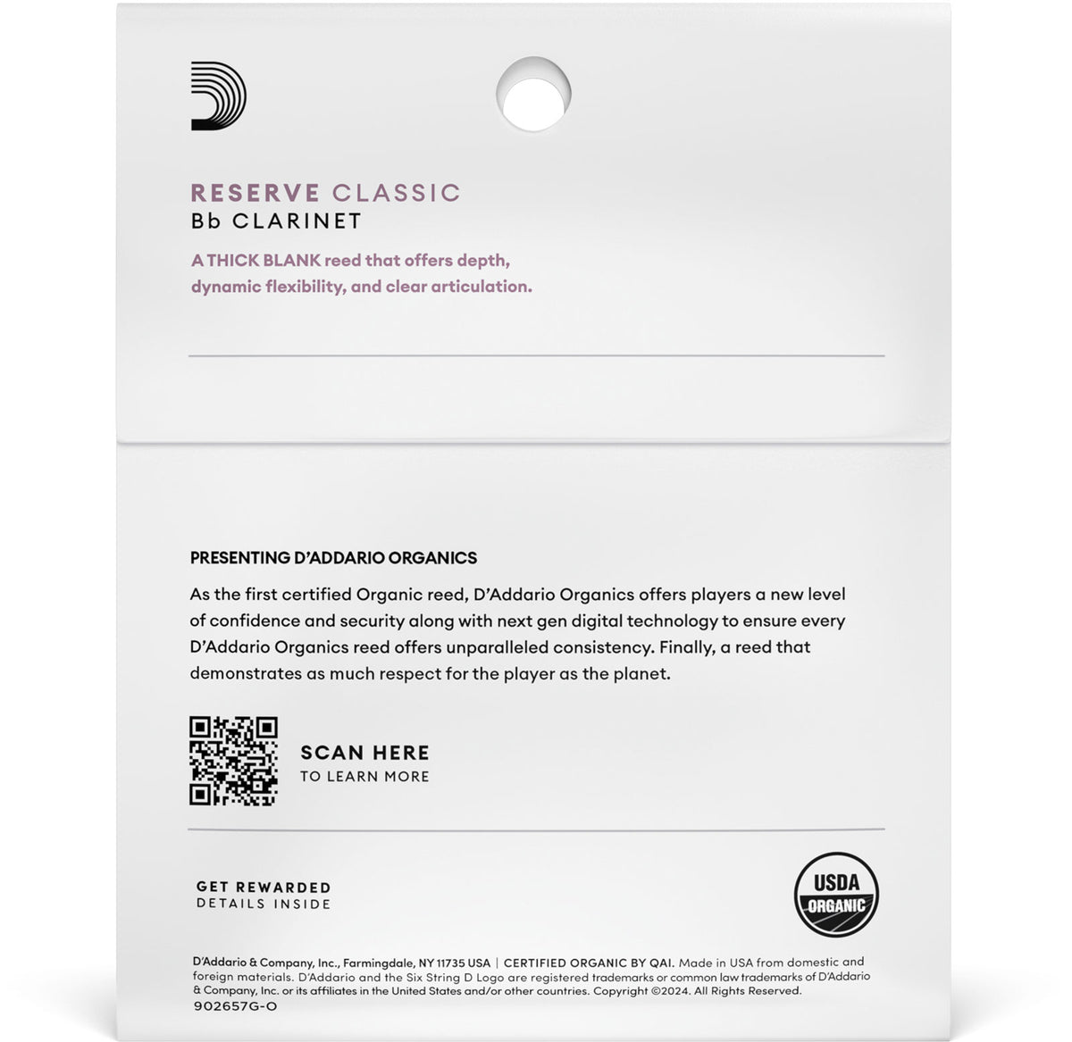 Organic Reserve Classic 3,0 Bb Clar (x 3)