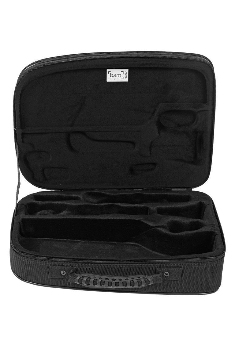 Custodia per Clarinetto Sib + Leggio New Trekking - Nero Carbonio