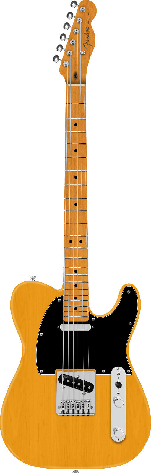 Fender Telecaster 75 Anni Player II Baritone, MN Biondo Butterscotch