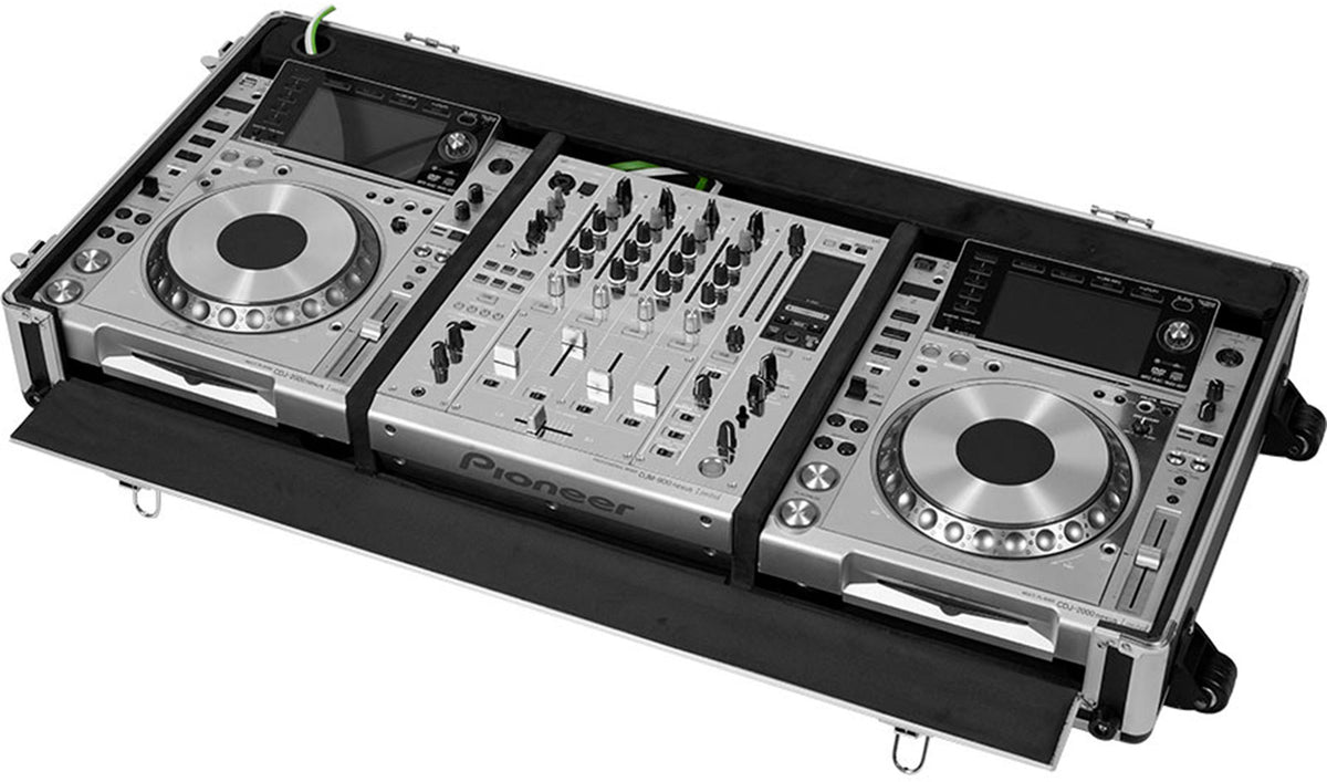 Custodia per regia 12'' XDJ1000 MKII e DJM750 W Argento