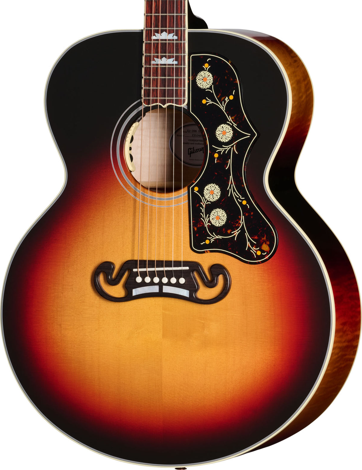 SJ-200 Standard Acero Tri Burst Moderno