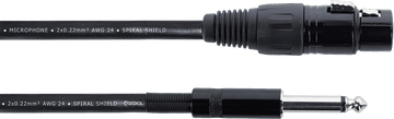Cavo Audio XLR Femmina / Jack Mono 5 M