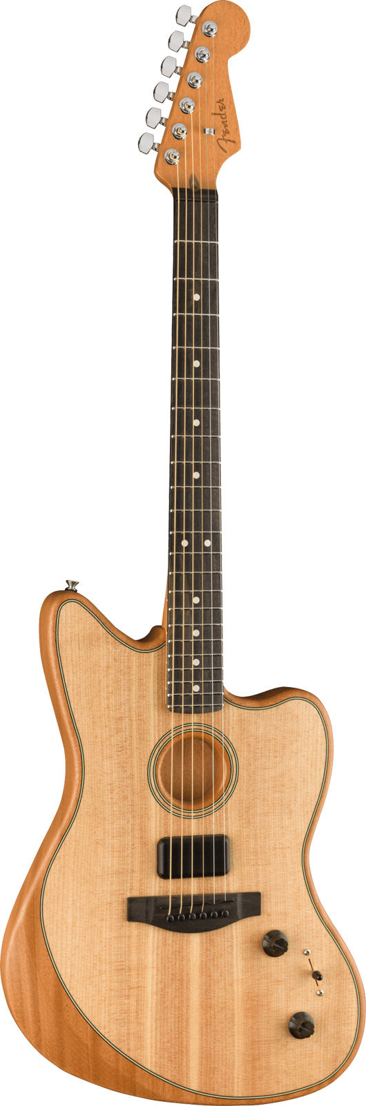 Jazzmaster American Acoustasonic Ebo Natural