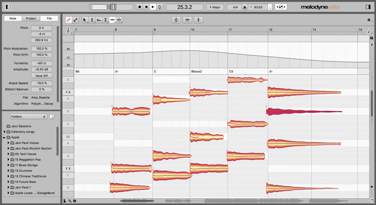 Melodyne 5 Editor Aggiornamento Editor