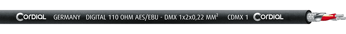 Bobina di Cavo DMX 100 m