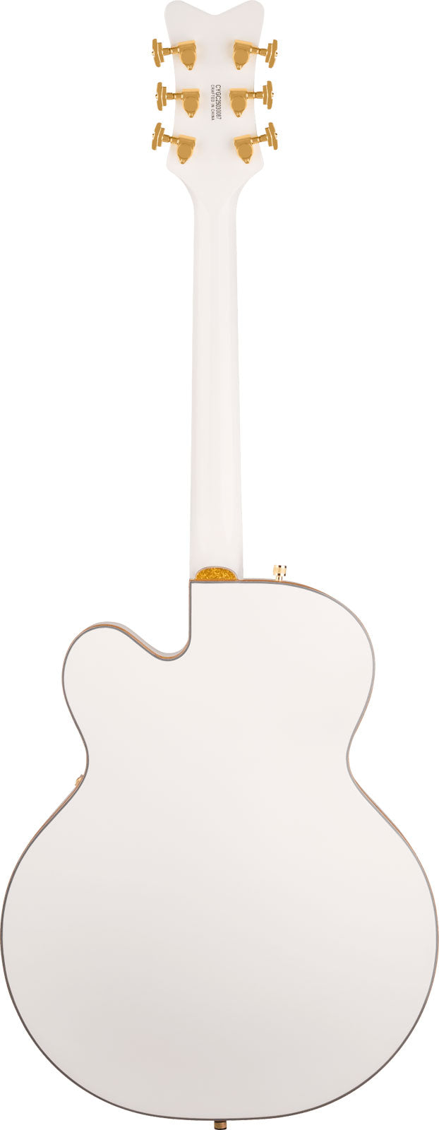 Synchromatic Falcon a corpo cavo Single-Cut con Bigsby EBO Bianco Snowcrest