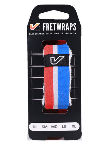 FretWraps World Flags Red-White-Blue - Medium