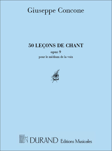 Concone - 50 Lecons Op 9 - Chant et Piano