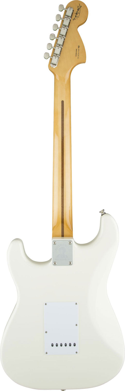Stratocaster firmata da Jimi Hendrix MN Bianco olimpico