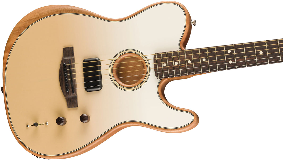 Telecaster Acoustasonic Player Signature Finneas RW Sfumatura Cappuccino