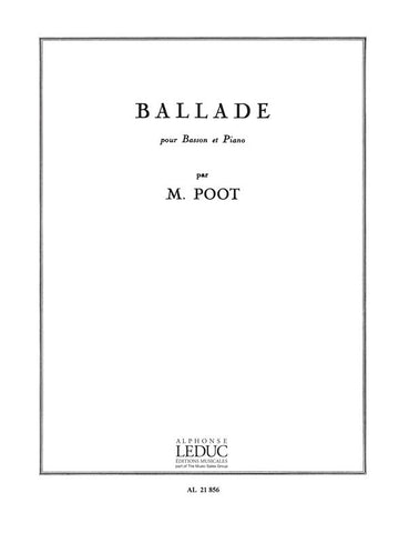Poot Marcel - Ballata - Fagotto & Pianoforte