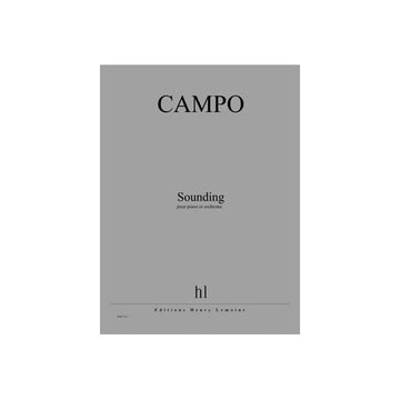 CAMPO REGIS - SOUNDING - PIANO ET ORCHESTRE