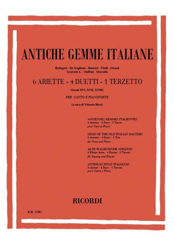 Antiche Gemme Italiane - Chant et Piano